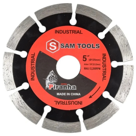 Изображение товара Сегментный диск SAMGRUPP 125 мм для бетона и кирпича