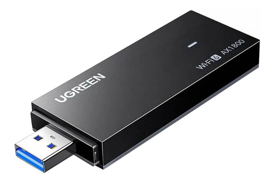 

Адаптер USB UGREEN CM499 65225_ двухдиапазонный AX1800 Dual-Band Wireless Adapter (Wi-Fi 6). Цвет: черный, CM499
