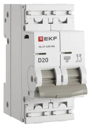фото Автоматический выключатель  EKF M63MA6220D в Челябинске