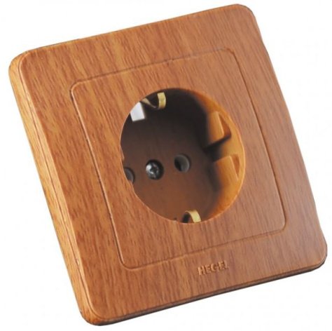 Изображение товара Розетка с заземлением HEGEL РС16-311-05