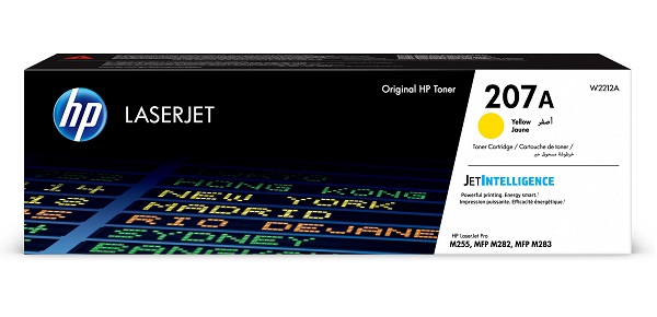 

Картридж HP 207A W2212A для CLJ Pro M255/MFP M282/M283, желтый (1250 стр.), 207A