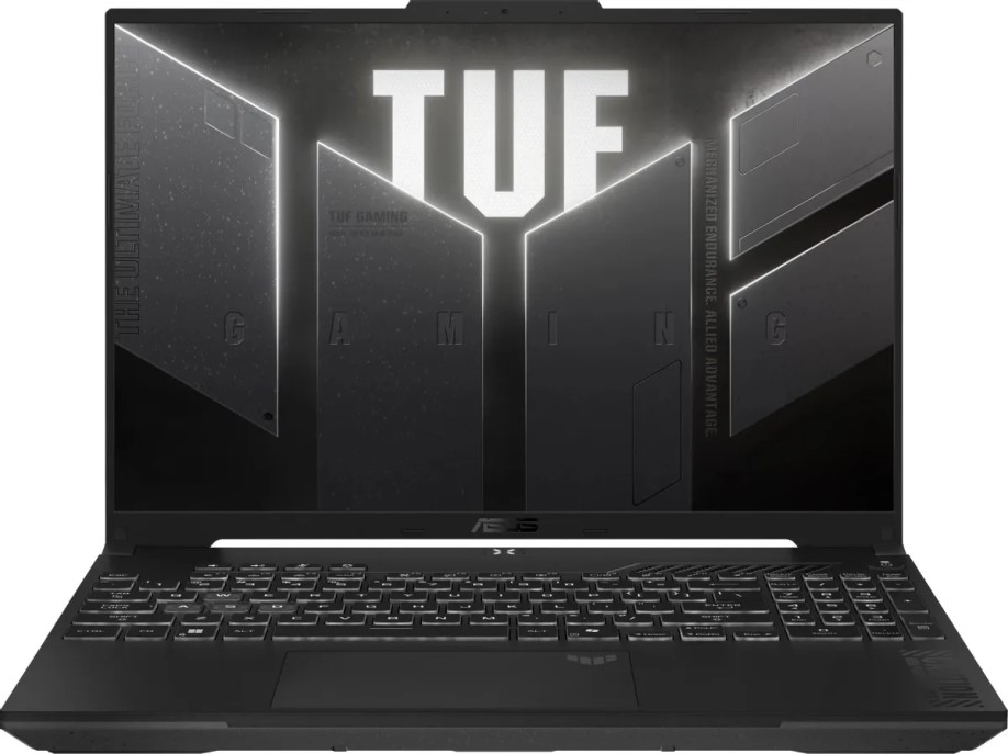 

Ноутбук ASUS TUF Gaming F16 FX607VJ-RL013 90NR0MZ6-M000F0 5 210H/16GB/512GB SSD/GeForce RTX 3050 6GB/16" IPS FHD+/WiFi/BT/Cam/noOS/grey, TUF Gaming F16 FX607VJ-RL013