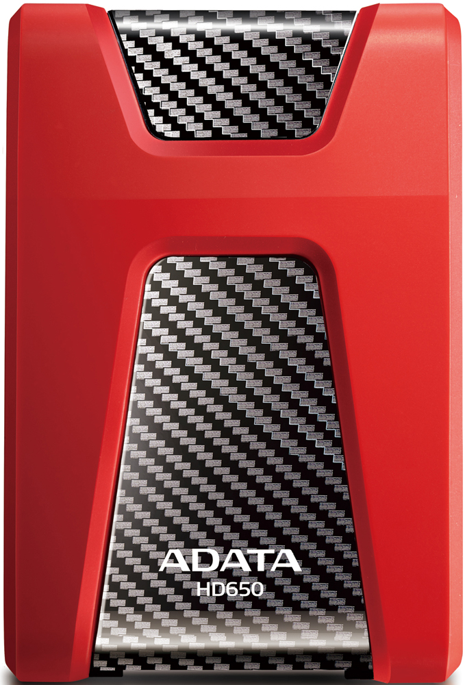 

Внешний жесткий диск 2.5'' ADATA AHD650-1TU31-CRD 1TB HD650 USB 3.1 красный, AHD650-1TU31-CRD
