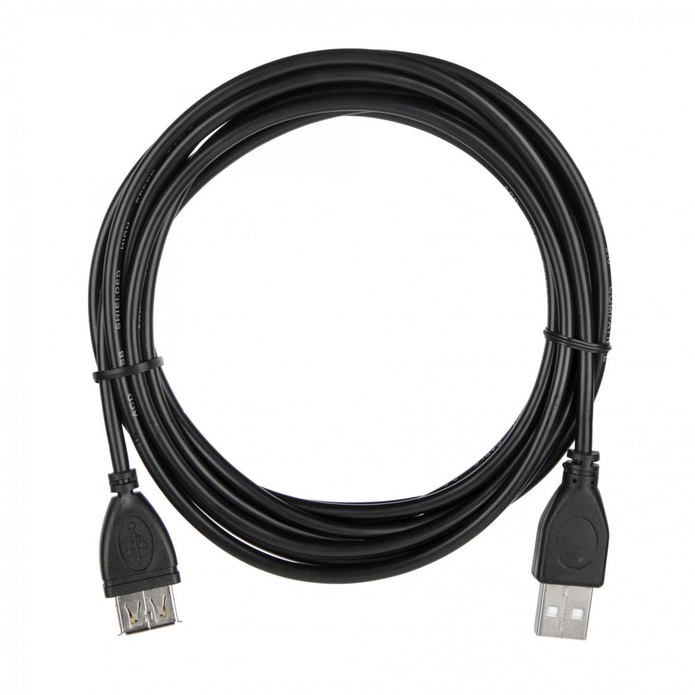 

Кабель интерфейсный ACD ACD-U2AAF-30L USB 2.0, A male - A feмale, (7/0.12BC+PE)*1P+(7/0.12BC+PE)*2C+7/0.12BC+AL+PVC OD4.0, черный, 3м (742064), ACD-U2AAF-30L