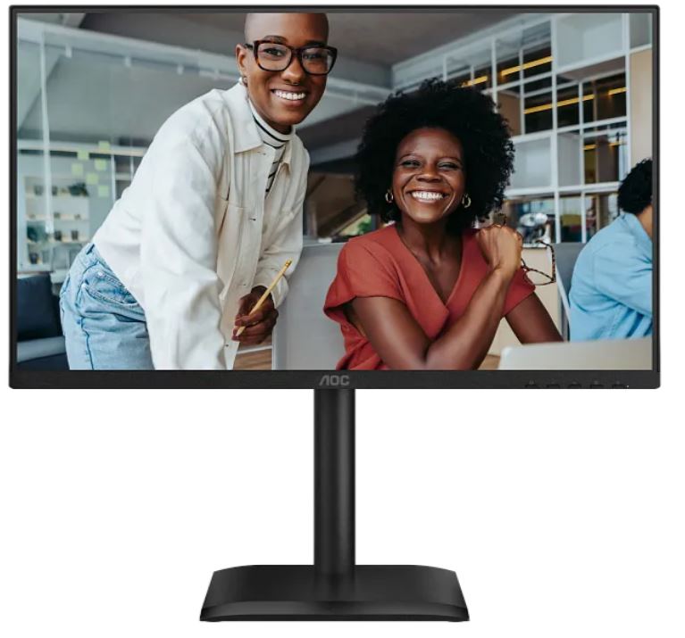 

Монитор 23,8" AOC 24E4CV 1920x1080, WLED, 16:9, IPS, 300 cd/m, 1500:1, 4 ms, 178°/178°, HDMI, DP, 4*USB 3.2, 120Hz, pivot, black, 24E4CV