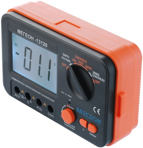 Изображение товара Измеритель МЕГЕОН 13120 для измерения сопротивления заземления