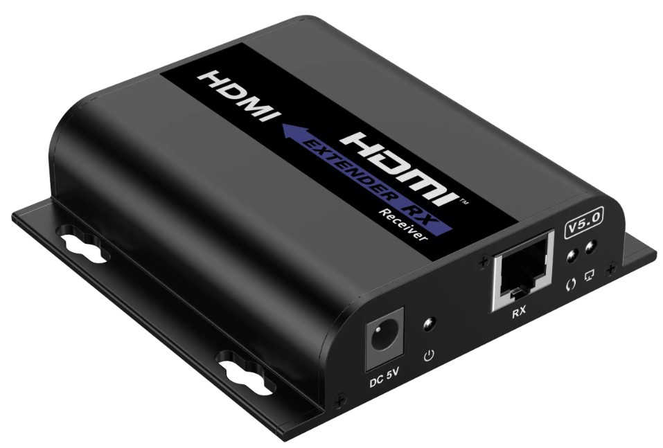 

Удлинитель HDMI LENKENG LKV683-5.0 4K по витой паре CAT6 поверх протокола IP до 120 м с ИК, LKV683-5.0