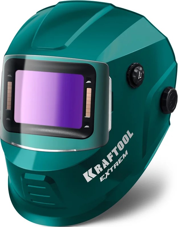 

Маска сварочная Kraftool Extrem 11062 Kraftool хамелеон затемнение 3/4-8/9-13, Extrem