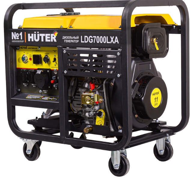 

Генератор дизельный Huter LDG 7000LXА 64/2/8, LDG 7000LXА