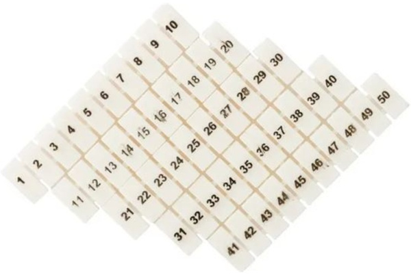 Изображение товара Клеммные колодки EKF zb-st-1.5-1-50 самозажимные на DIN-рейку 35 мм