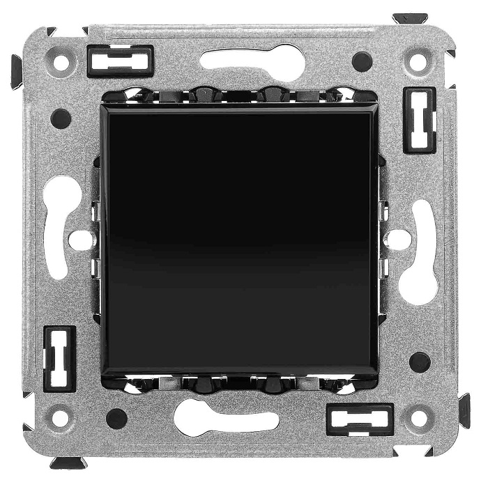 

Кнопка DKC 4402153 одноклавишная в стену, "Черный квадрат", 2 модуля, "Avanti", 4402153