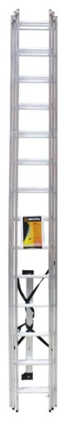 Изображение товара Лестница Вихрь 73/5/1/29 алюминиевая складная 14 ступеней