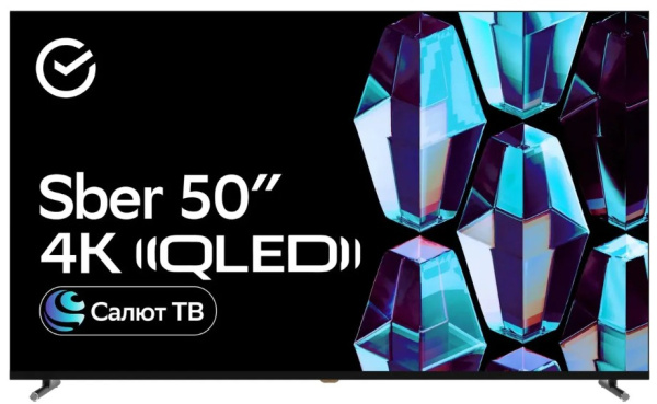 Изображение товара Телевизор Sber SDX-50UQ5234 50 4K QLED Smart TV Wi-Fi HDMI USB