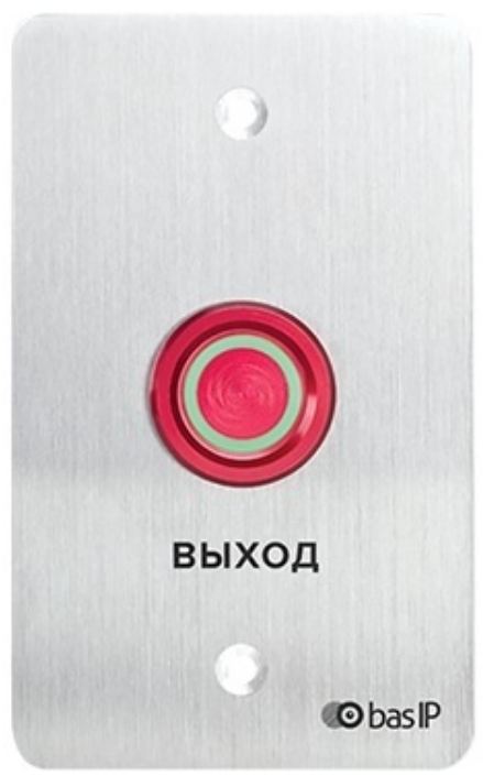 Кнопка выхода BAS-IP SH-45R Silver пьезоэлектрическая