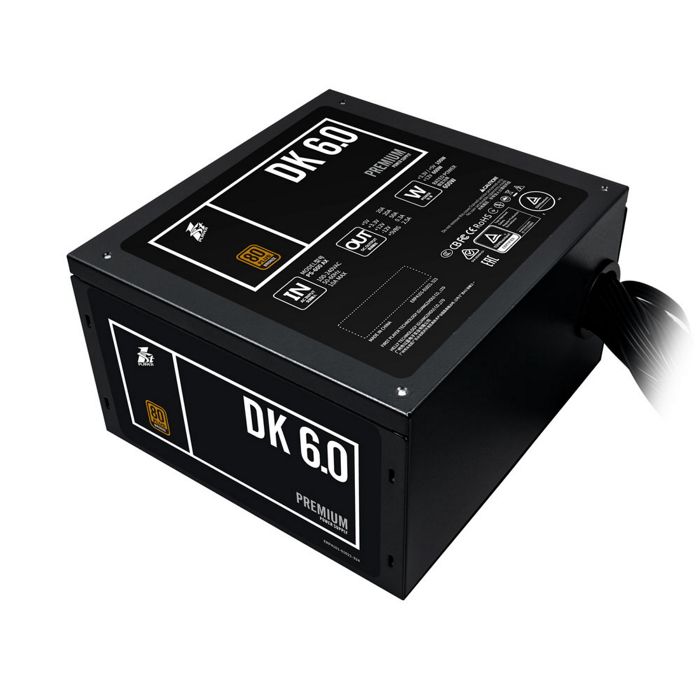 

Блок питания ATX 1STPLAYER PS-600AX DK PREMIUM 600W, 80 PLUS BRONZE, APFC, 120mm fan, PS-600AX