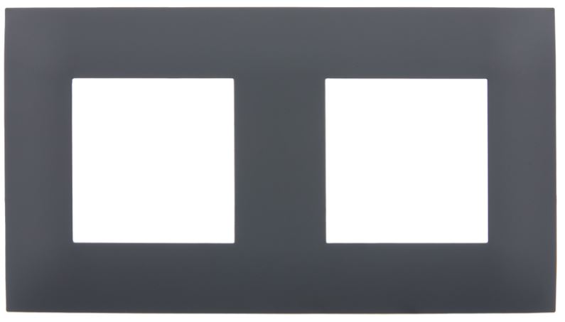 

Рамка двойная IEK SK-M22-K53 SKANDY SK-F02G Графит, SK-M22-K53