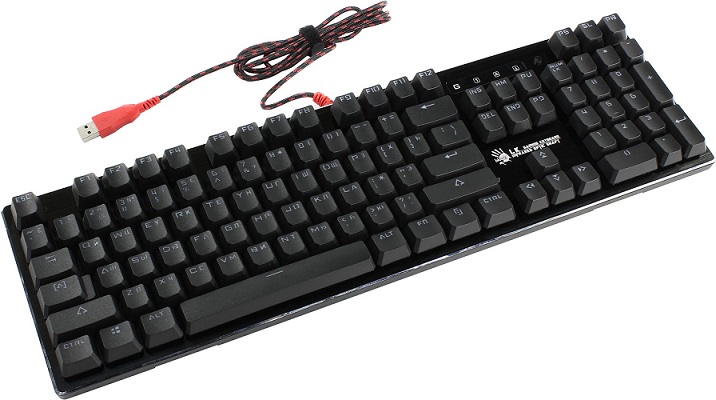 

Клавиатура A4Tech Bloody B820R черная/черная, USB, LED (397123), Bloody B820R
