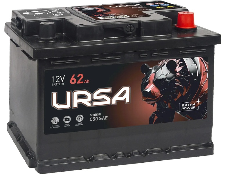 Батарея URSA UE620 Extra power 62Ah R+