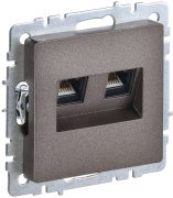 фото Розетка компьютерная IEK BR-K20-1-K45