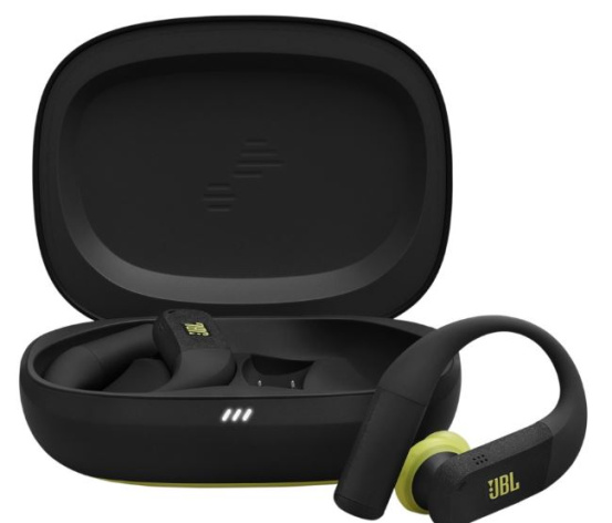 Изображение товара Наушники TWS JBL Endurance Peak 4, Bluetooth, Внутриканальные, Лайм, Черный, [JBLENDUPEAK4BLKL]
