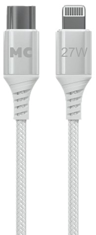 

Кабель More Choice K69ia USB 3.0A PD27W для Lightning 8-pin Type-C нейлон 1м, K69ia