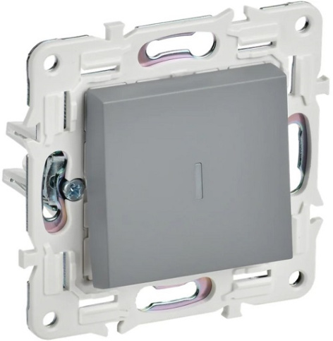 Изображение товара Выключатель одноклавишный с подсветкой IEK SK-V10-1-10-K03