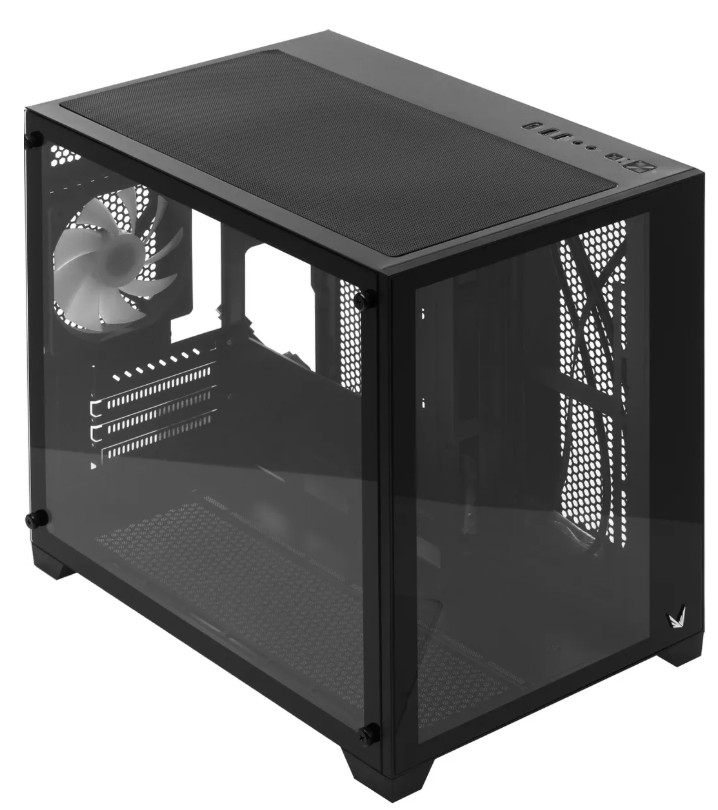 

Корпус mATX FORMULA Crystal Z5TG 4711401661450 черный, без БП, боковая панель из закалённого стекла, USB 2.0, USB 3.0, Crystal Z5TG