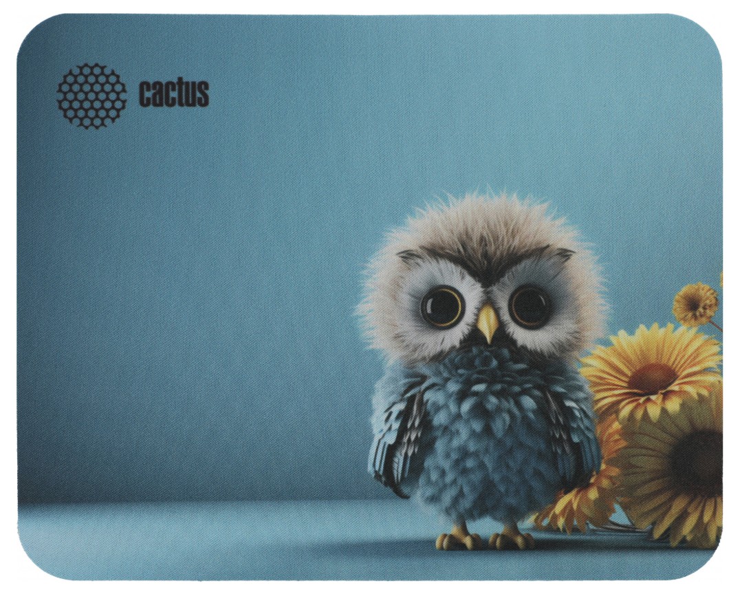 

Коврик для мыши Cactus CS-MPC-P07XS Owl blue 220x180x2мм, CS-MPC-P07XS