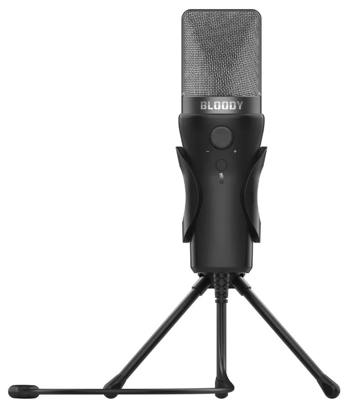 

Микрофон A4Tech Bloody GM20 проводной 2.3м черный 2076750, Bloody GM20