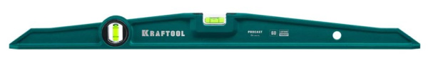 Изображение товара Профессиональный уровень Kraftool Procast 600 мм с флуоресцентными глазками