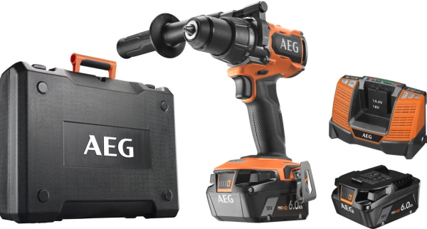 Изображение товара Дрель - шуруповерт AEG BSB18BL2-602K