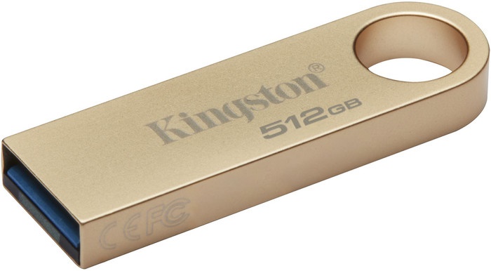 

Накопитель USB 3.0 512GB Kingston SE9 DataTraveler SE9 золотистый, SE9