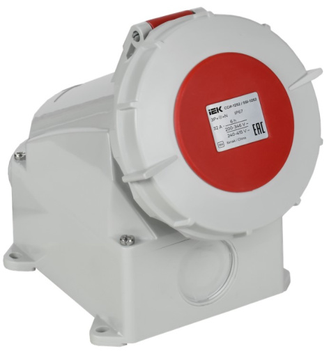 Изображение товара Розетка стационарная наружная IEK PSR12-032-5-0-67