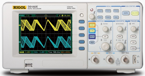 Изображение товара Rigol DS1102E — цифровой осциллограф 100 МГц, 2 канала