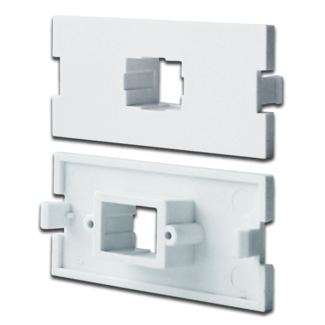 Изображение товара Вставка Lanmaster LAN-MBP-1SC-WH