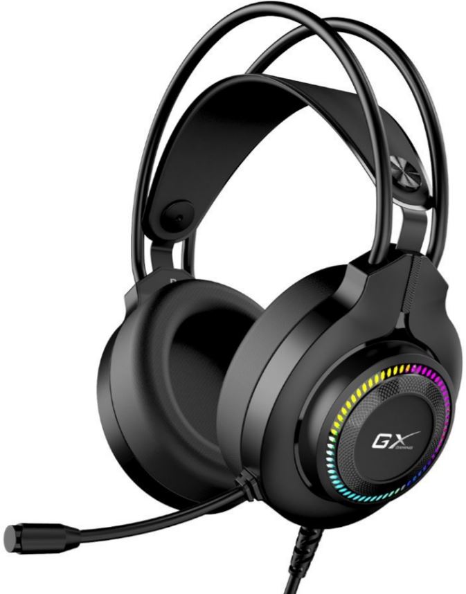 

Гарнитура Genius HS-GX580U 31710028400 игровая, USB, 2.0м, black, HS-GX580U