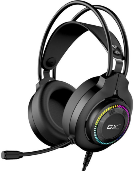 Изображение товара Гарнитура Genius HS-GX580U проводная с микрофоном и регулятором громкости