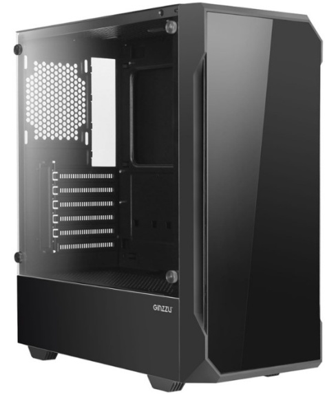 Изображение товара Корпус Ginzzu CL120 с закаленным стеклом для игровой системы и охлаждения