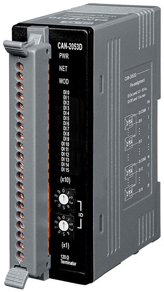 

Модуль ICP DAS CAN-2053D CR DeviceNet Module of 16-channel Isolated Sink/Source Digital Input, CAN-2053D CR