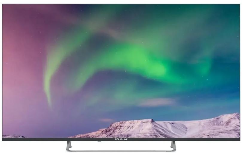 

Телевизор POLARLINE 55PQ71STC-SM QLED 55" черный 4K Ultra HD 60Hz DVB-T DVB-T2 DVB-C DVB-S2 USB WiFi Smart TV (RUS), 55PQ71STC-SM