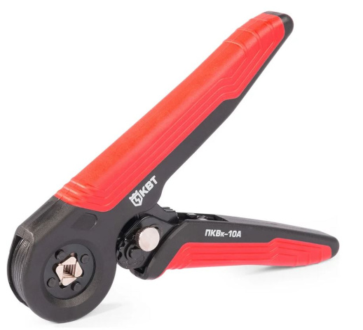 Изображение товара Пресс-клещи КВТ 101397 для опрессовки наконечников 0,25-10 мм²