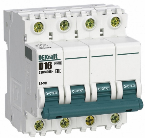 Изображение товара Автоматический выключатель DEKraft 11138DEK для защиты электросистем