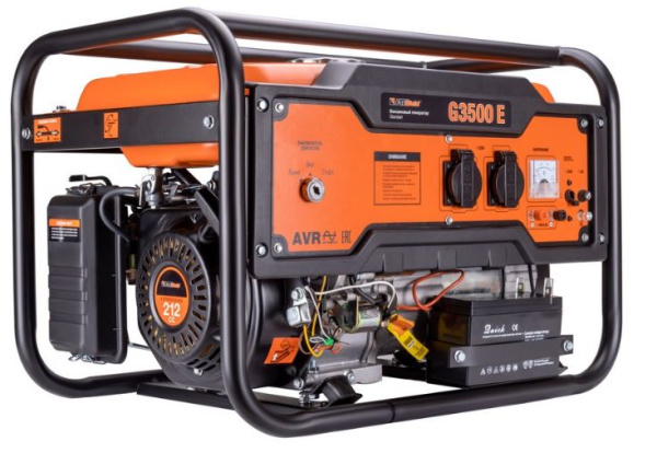 Изображение товара Foxweld Standart G3500 E - бензогенератор 3, 5 кВт, 7 кВт мощность