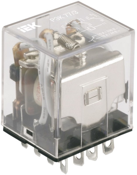 Изображение товара Реле IEK RRP10-3-10-220A промежуточное для автоматизации