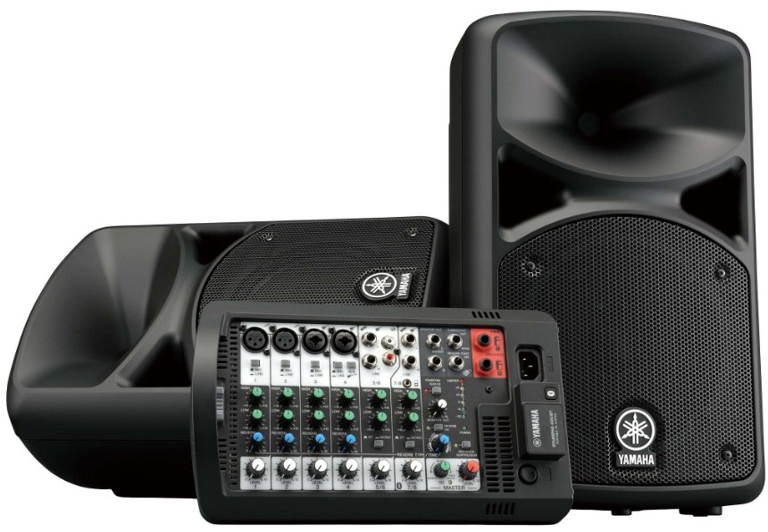 

Система Yamaha STAGEPAS 400BT ZX58300 звукоусиления портативная (комплект), 400 Вт, 2 х 8"+1", 8-канальный микшер (4 моно/линейных входа + 4 моно/2 ст, STAGEPAS 400BT