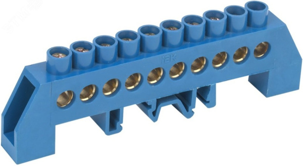 Изображение товара Шина IEK YNN10-812-10DP-K07 для щитового оборудования с 10 контактами