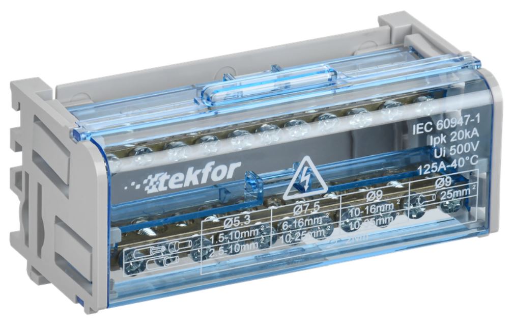 

Кросс-модуль IEK TF-DN10-2-11-050 TEKFOR шины на DIN-рейку ШНК 2х11 L+PEN, TF-DN10-2-11-050
