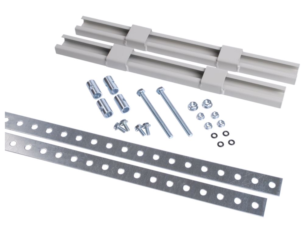 

Комплект крепления IEK YKK-0-125 металлокорпуса к столбу монтажной полосой, YKK-0-125