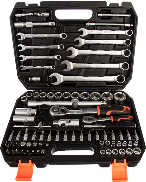 Изображение товара Набор инструментов Gigant GAS 82 универсальный 82 предмета в кейсе