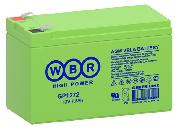 Батарея WBR GP1272 F1 (12V28W)